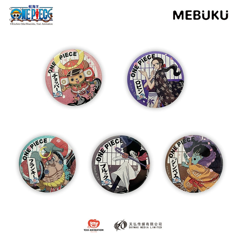 One Piece丨Wano Country Series Badge Blind Box (Pin - type, Magnetic - type Brooch)