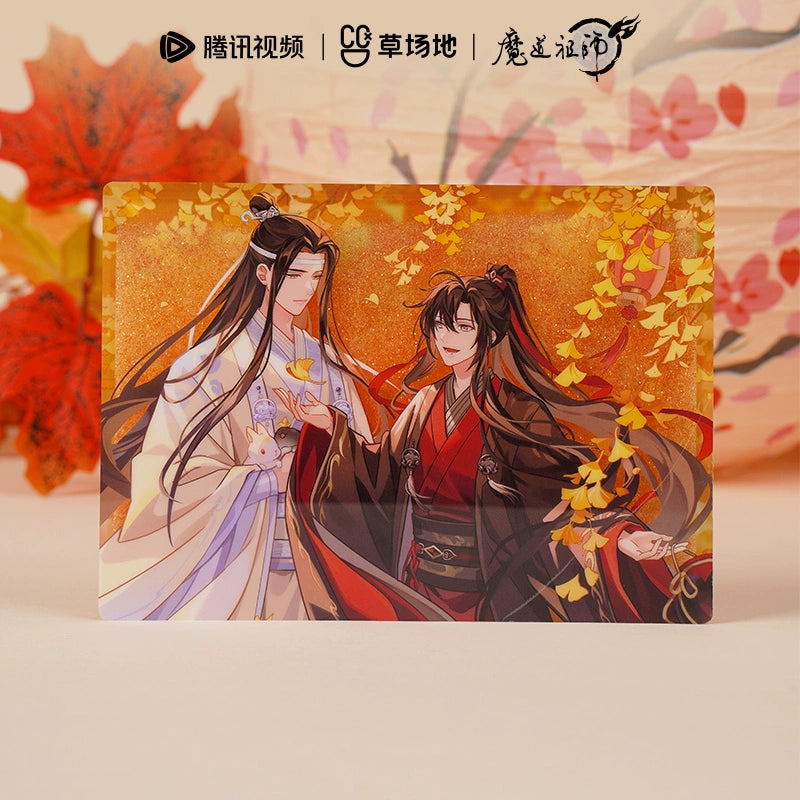 MDZS丨Magic Road Patriarch Animation Official Genuine Autumn Zui Weiyang Series Peripheral Emblem Standing Brand Color Paper Transparent Card Polaroid