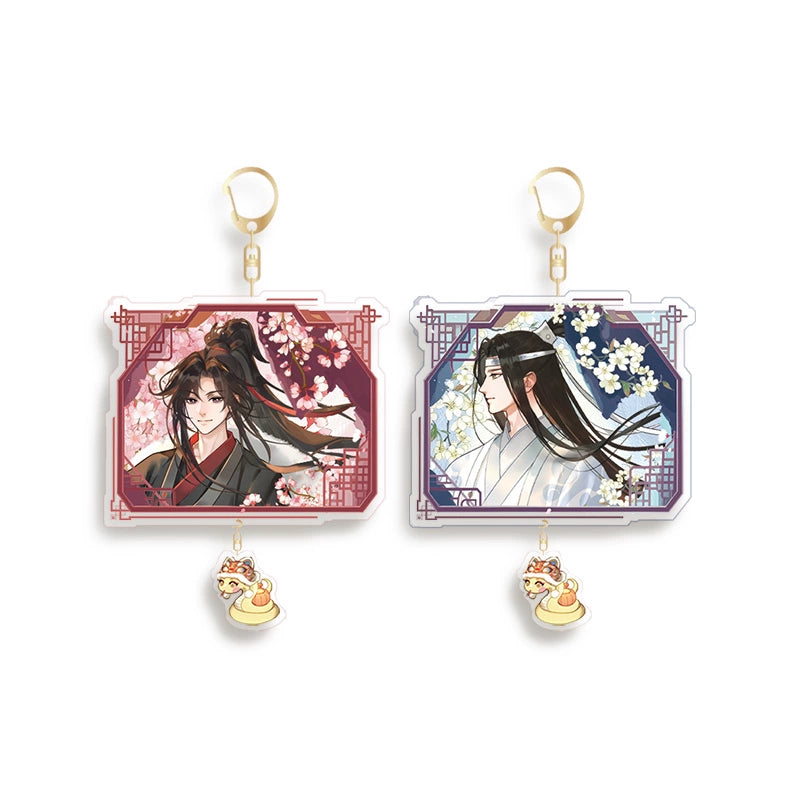 MDZS丨Magic Road Patriarch Animation Peripheral "Moon Full Qin Rhyme" Series Wei Wuxian Lan Wangji Standing Brand Badge Polaroid