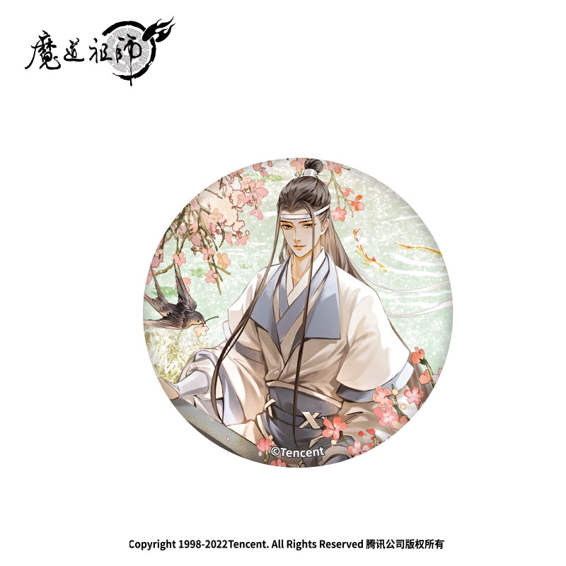 MDZS丨Genuine Nanmanshe, "Four Scenes of the Year" around Modao Patriarch Animation, spring standing brand badge quicksand ornament