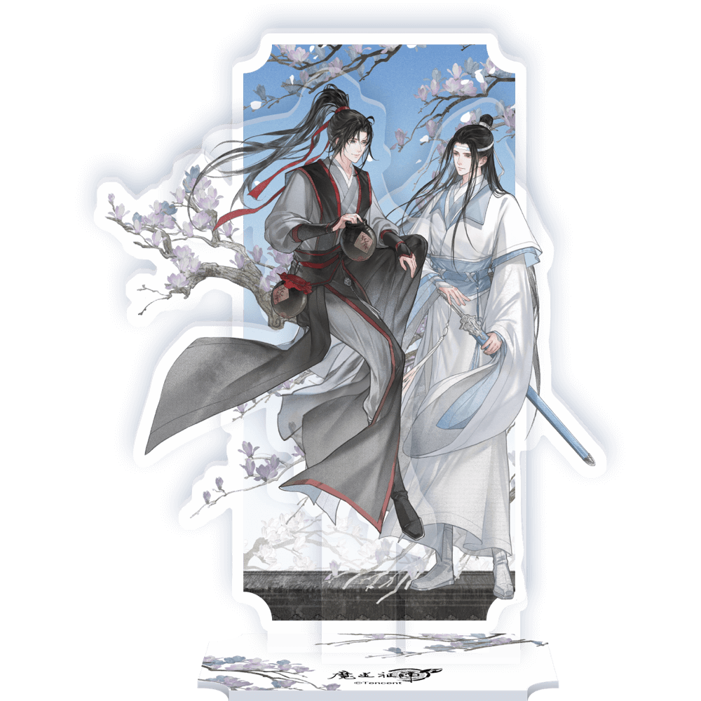 MDZS丨Magic Road Patriarch Animation Official Genuine Tianzi Xiao Series Wei Wuxian Lan Forget Machine Peripheral Badge Standing Brand Laser Ticket
