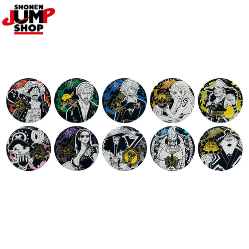 One Piece丨Straw Hat Pirates Series Relief - style Badge Blind Box