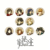 Lord of the Mysteries Book of the Fool Series Hexagonal Tinplate Can Badge Blind Box