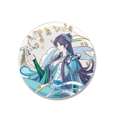 Battle Through the Heavens Blazing Flame & Azure Waves Series Acrylic Coasters