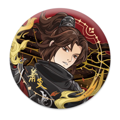 Battle Through the Heavens Blazing Waves Series Holographic Glitter Badges
