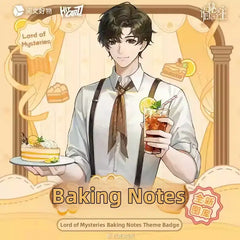 Lord of the Mysteries Baking Notes Themed Can Badge