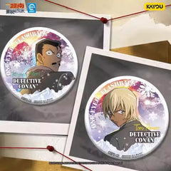 Detective Conan Movie One-Eyed Afterimage Series Tinplate Badges