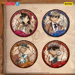 Detective Conan Tinplate Badge Series British Magnifier Badges