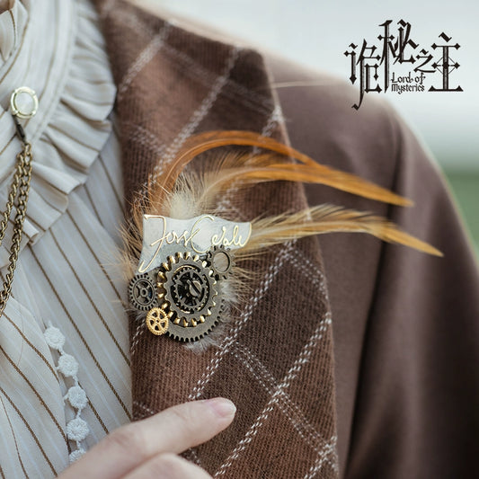 LOTM丨Metal Brooch  Fulce Series Gear Feather