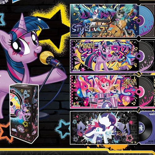 My Little Pony |Laser Ticket Stub Cards: A Whole Box of Shining Notes, Official Authentic Peripheral Collectible Small Cards
