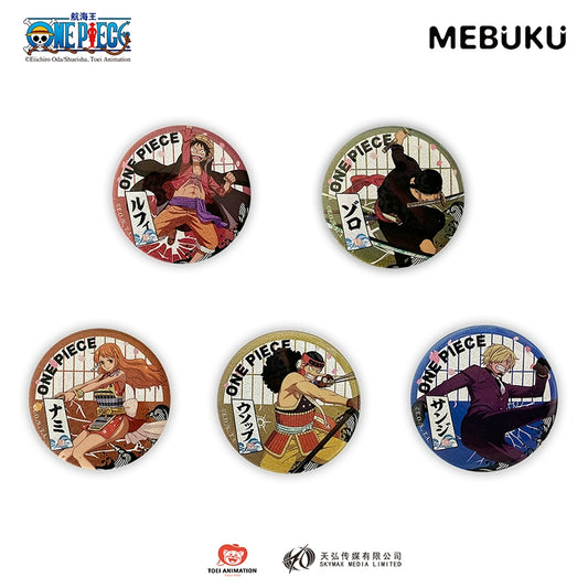 One Piece丨Wano Country Series Badge Blind Box (Pin - type, Magnetic - type Brooch)