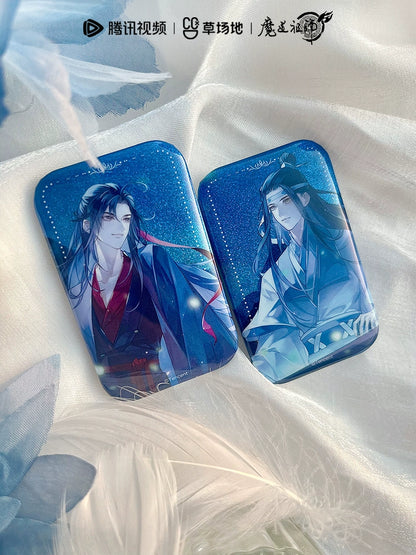 MDZS丨Magic Road Patriarch Animation Official Genuine Question Spirit Series Peripheral Laser Ticket Flowing Hemp Badge Color Paper Grating Standing Brand