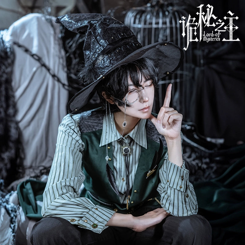 LOTM丨Metal Brooch  Amon Series Crow Feather Gear