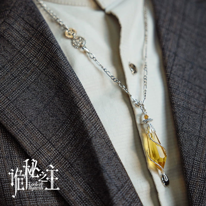LOTM丨Necklace  Klein Series Citrine Pendulum