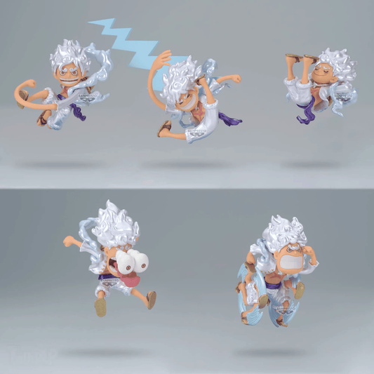 OnePiece丨WCF Nika Luffy Gear Fifth Luffy Electroplated Prize Figure