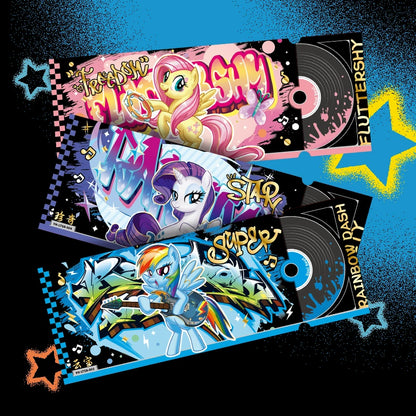 My Little Pony |Laser Ticket Stub Cards: A Whole Box of Shining Notes, Official Authentic Peripheral Collectible Small Cards