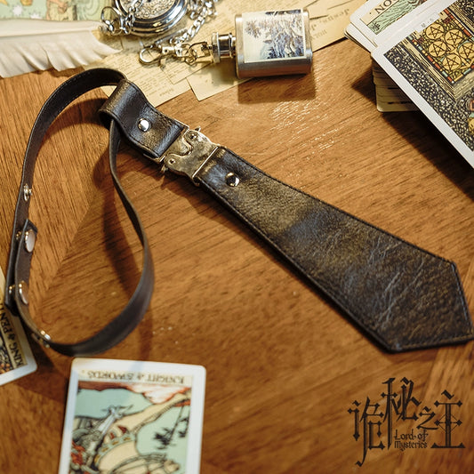 LOTM丨Leather Tie  Klein Series Steampunk Tie