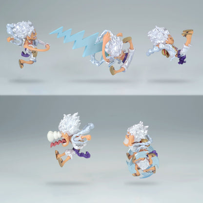 OnePiece丨WCF Nika Luffy Gear Fifth Luffy Electroplated Prize Figure