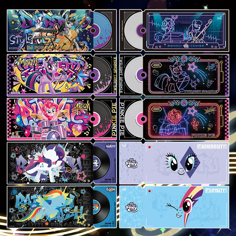 My Little Pony |Laser Ticket Stub Cards: A Whole Box of Shining Notes, Official Authentic Peripheral Collectible Small Cards