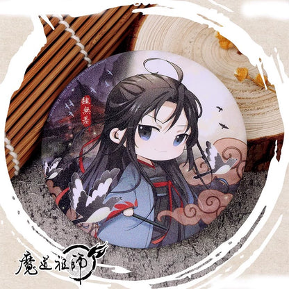 MDZS丨Ai Man's official genuine Magic Dao Patriarch peripheral badge animation Wei Wuxian Lan forgot to ride and shoot, spot