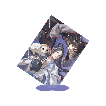 MDZS丨Magic Road Patriarch Animation Official Genuine Xian Ting Xi Rabbit Series Badge Laser Ticket Pendant Wei Wuxian Lan Forget Machine