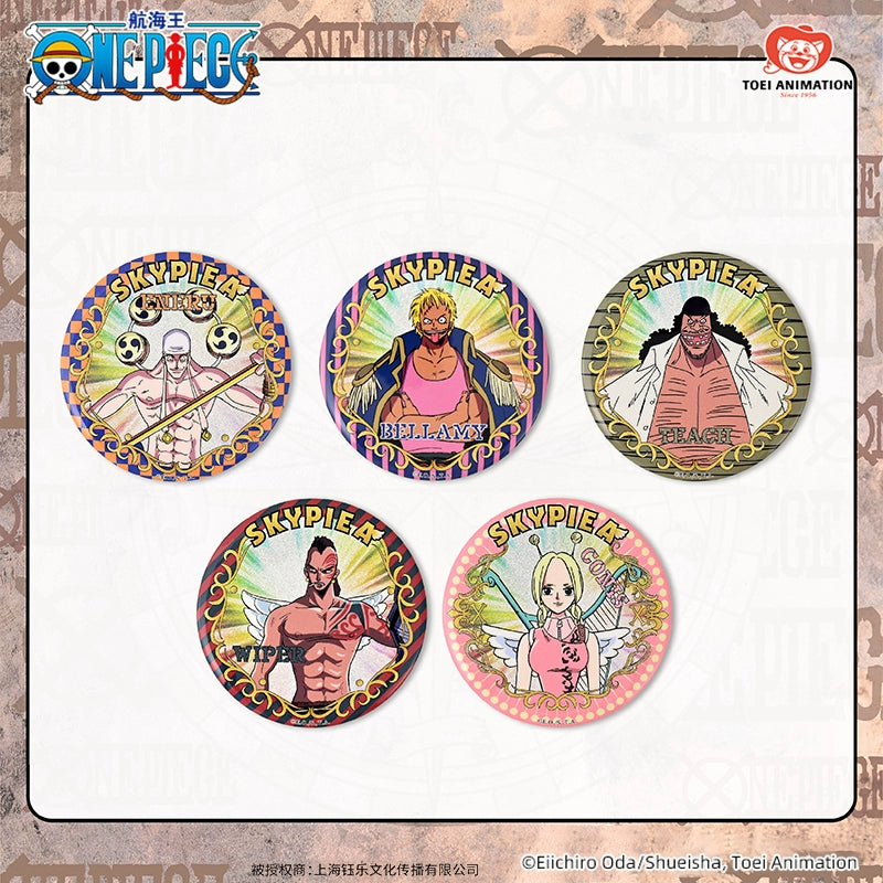 One Piece丨25th Anniversary Limited Chapter Series Badge (Baji) Blind Box