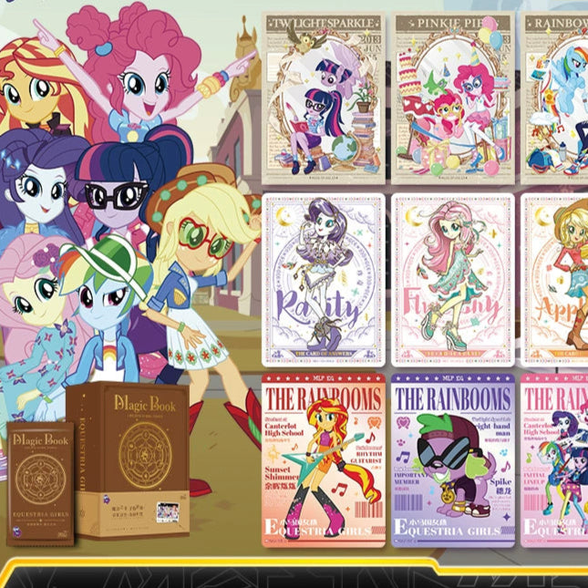 My Little Pony Cards|Book of Magic, a Whole Box of Friendship Sonic Boom Cards, Official Equestria Girls Cards