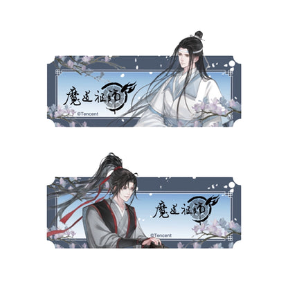 MDZS丨Magic Road Patriarch Animation Official Genuine Tianzi Xiao Series Wei Wuxian Lan Forget Machine Peripheral Badge Standing Brand Laser Ticket