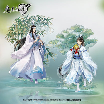 MDZS丨The genuine version of Nanmanshe, the founder of the magic way animation, Wei Wuxian Lan forget machine Lin Lu Wenge series of standing brand ornaments