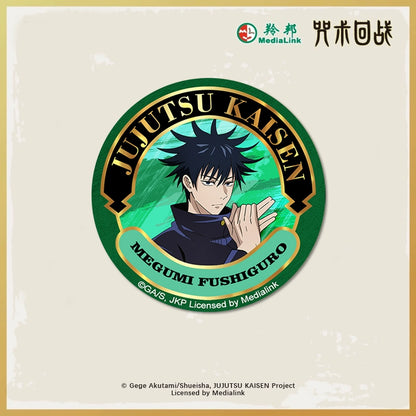 JJK丨Tinplate bronzing badge five Wufu black Hui seven seas