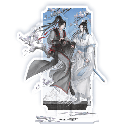 MDZS丨Magic Road Patriarch Animation Official Genuine Tianzi Xiao Series Wei Wuxian Lan Forget Machine Peripheral Badge Standing Brand Laser Ticket