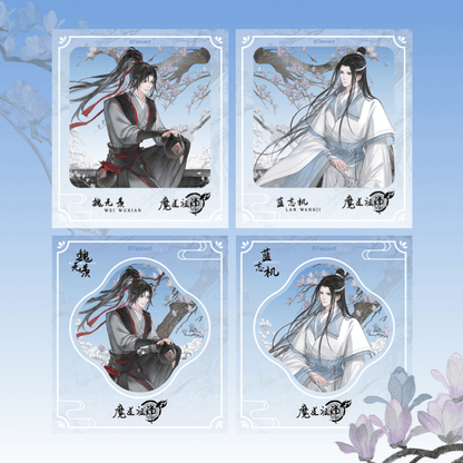 MDZS丨Magic Road Patriarch Animation Official Genuine Tianzi Xiao Series Wei Wuxian Lan Forget Machine Peripheral Badge Standing Brand Laser Ticket