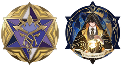 Lord of the Mysteries × Honor of Kings Crossover Series Magnetic Metal Badge