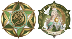 Lord of the Mysteries × Honor of Kings Crossover Series Magnetic Metal Badge