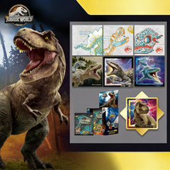 Jurassic World X-Dimension Collection Stickers Exploration Edition