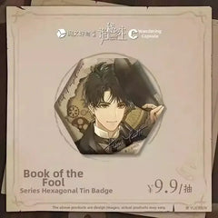 Lord of the Mysteries Book of the Fool Series Hexagonal Tinplate Can Badge Blind Box