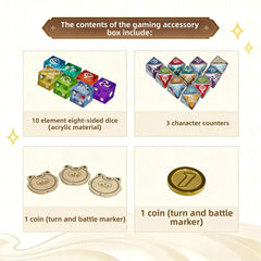 Genshin Impact Genius Invokation TCG Duel Cards Series Competitive Accessories (Vol. 1)